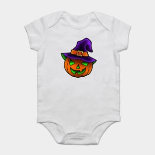 Halloween Pumpkin Baby Bodysuit